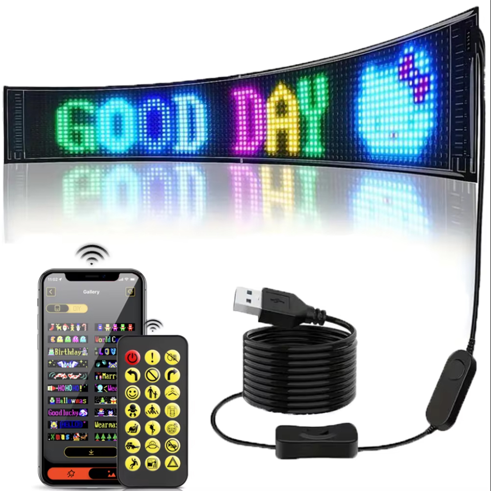 Video Led Light Panel - 16x96 LED 매트릭스 픽셀 패널, 스크롤링