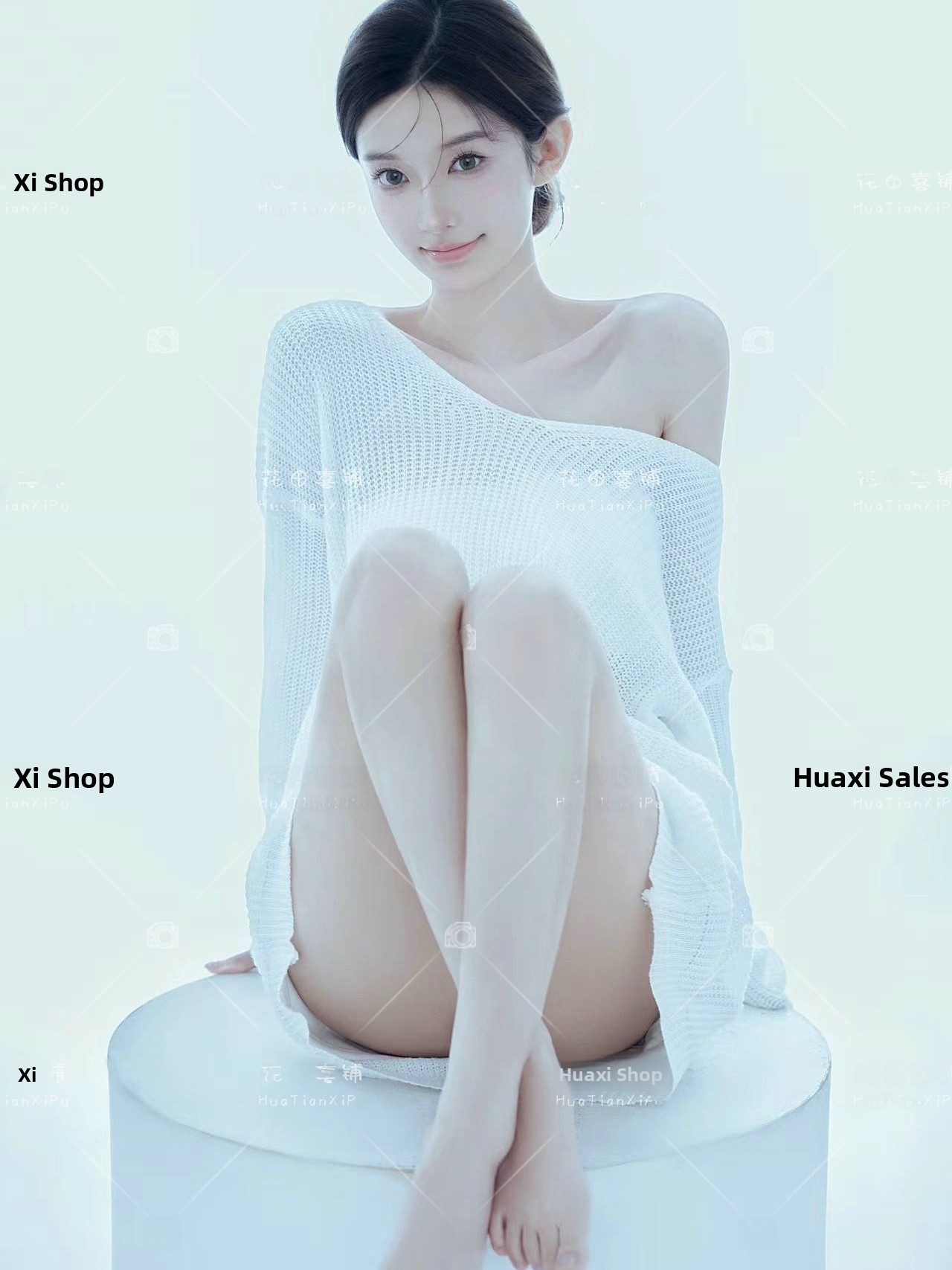 Photography Model - 한국 스타일 순수한 욕망 게으른 산소