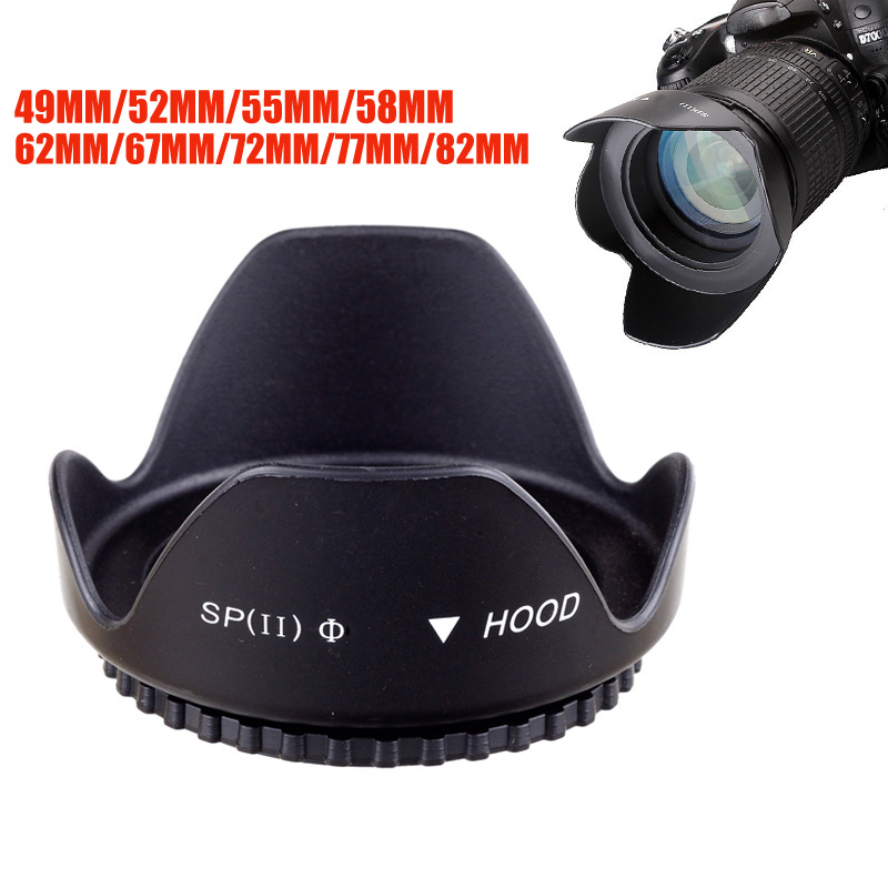 Lens Hood Petal - 범용 렌즈 후드 49mm 52mm 58mm
