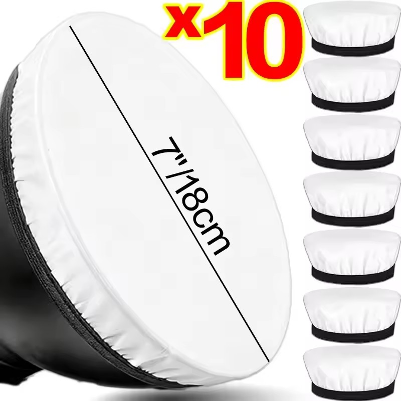 Pop Up Flash Diffuser - 1/3/5/10Pcs 7인치 사진 조명 소프트 디퓨저