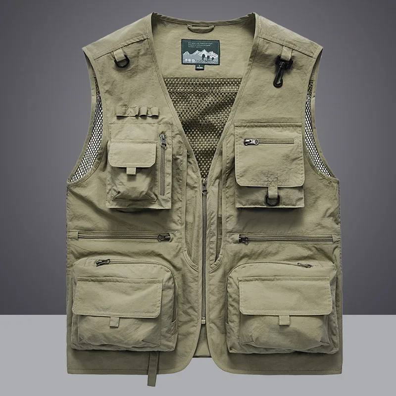 멀티 포켓 빠른 건조 메쉬 낚시 조끼 남자 야외 전술  - Photography Vest 리뷰 및 가격