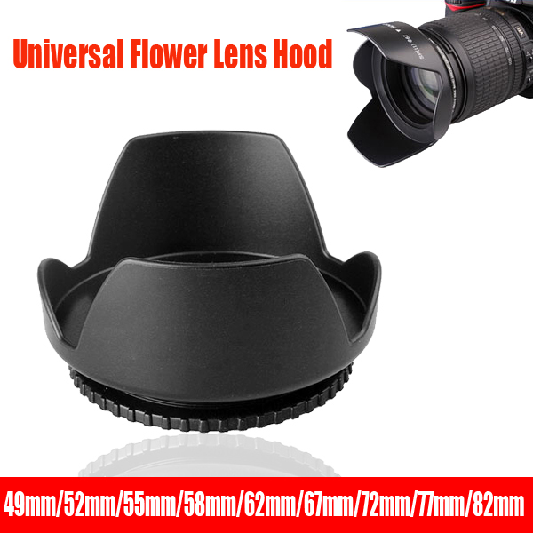 범용 렌즈 후드 49mm 52mm 58mm 55mm 6 - Lens Hood Petal 리뷰 및 가격