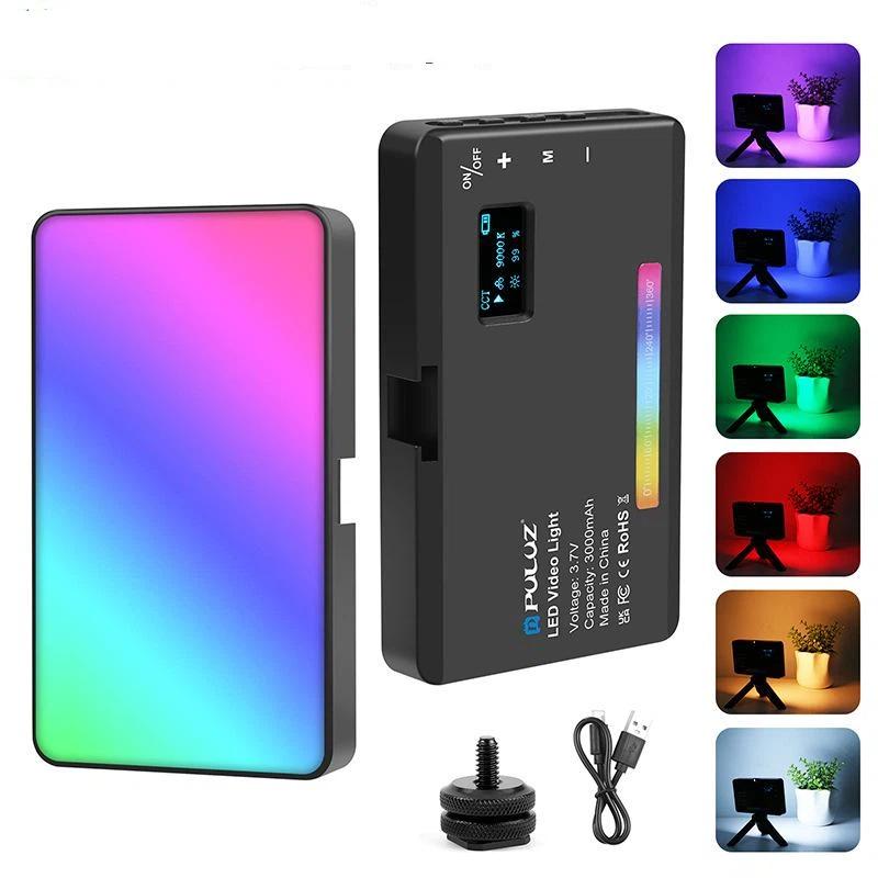 충전식 LED RGB 카메라 패널 조명 디밍 가능 25 - Video Led Light Panel 리뷰 및 가격