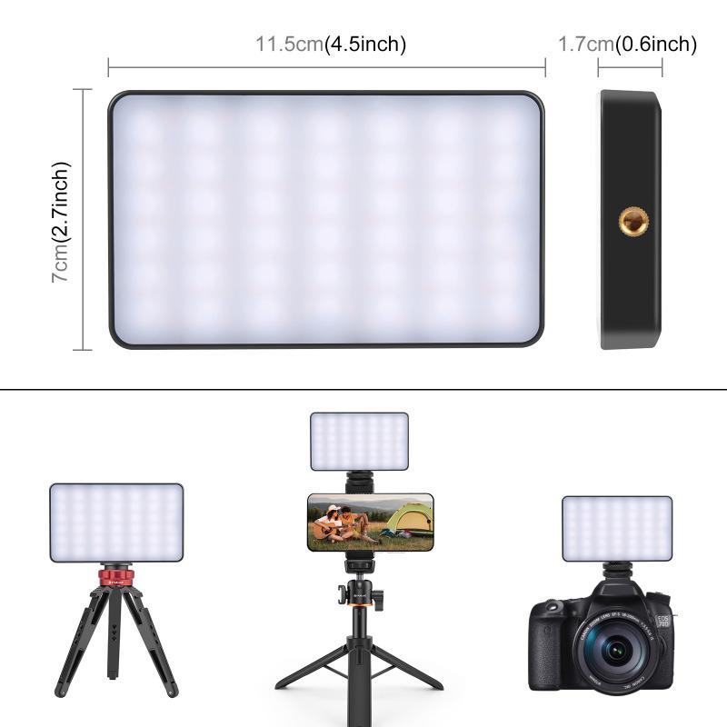 충전식 LED RGB 카메라 패널 조명 디밍 가능 25 - Video Led Light Panel 리뷰 및 가격