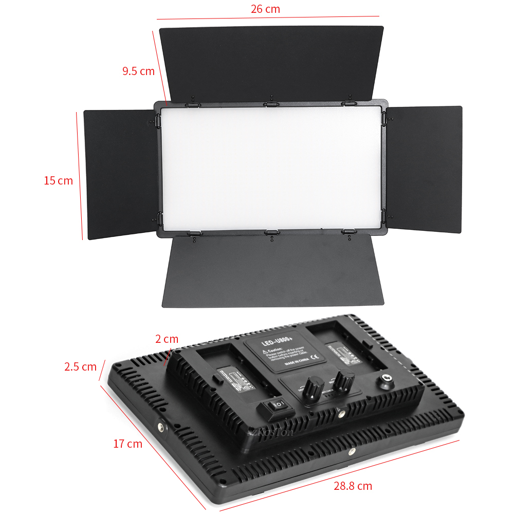 U800 LED 사진 스튜디오 조명, 틱톡 유튜브 게임 - Video Led Light Panel 리뷰 및 가격