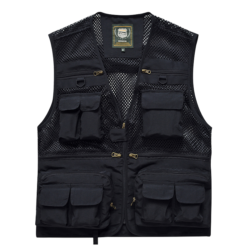 새로운 야외 멀티 포켓 조끼 사진 낚시 조끼 남자 어깨 - Photography Vest 리뷰 및 가격