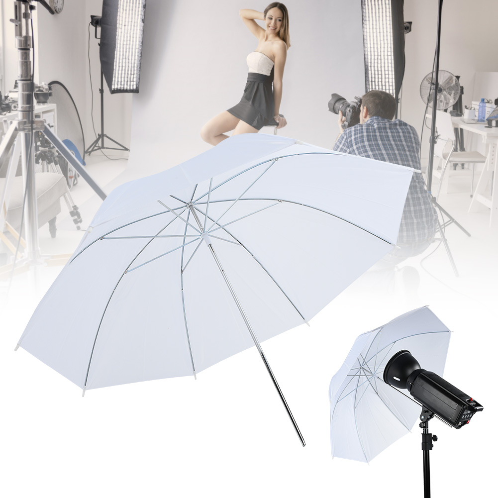 33인치 반투명 흰색 소프트 엄브렐라, 사진 스튜디오  - Pop Up Flash Diffuser 리뷰 및 가격