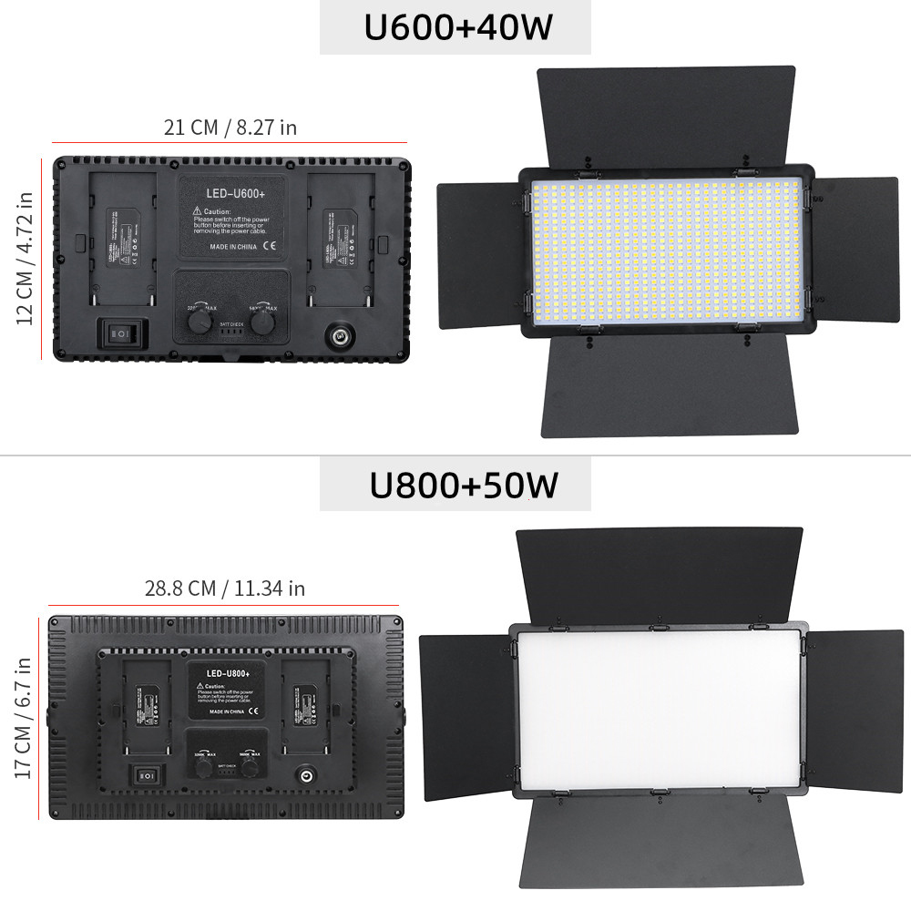 U800 600 LED 비디오 패널 라이트 키트, 카메 - Video Led Light Panel 리뷰 및 가격