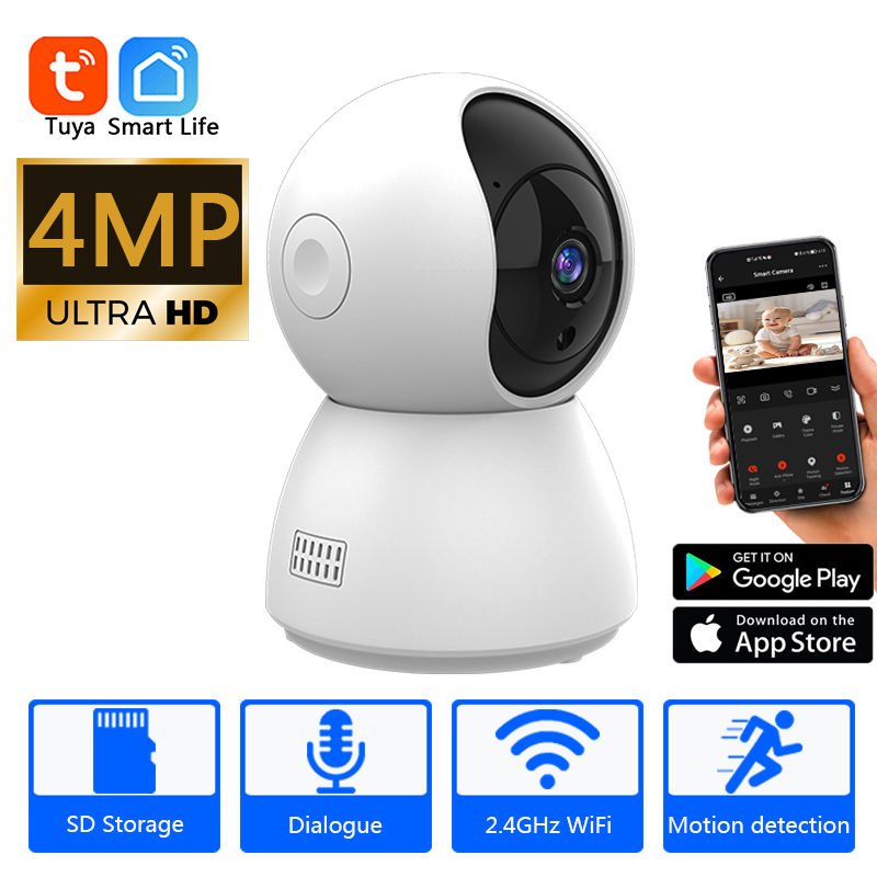HD 4MP Tuya 스마트 미니 WiFi IP 카메라 - Photography Term 리뷰 및 가격