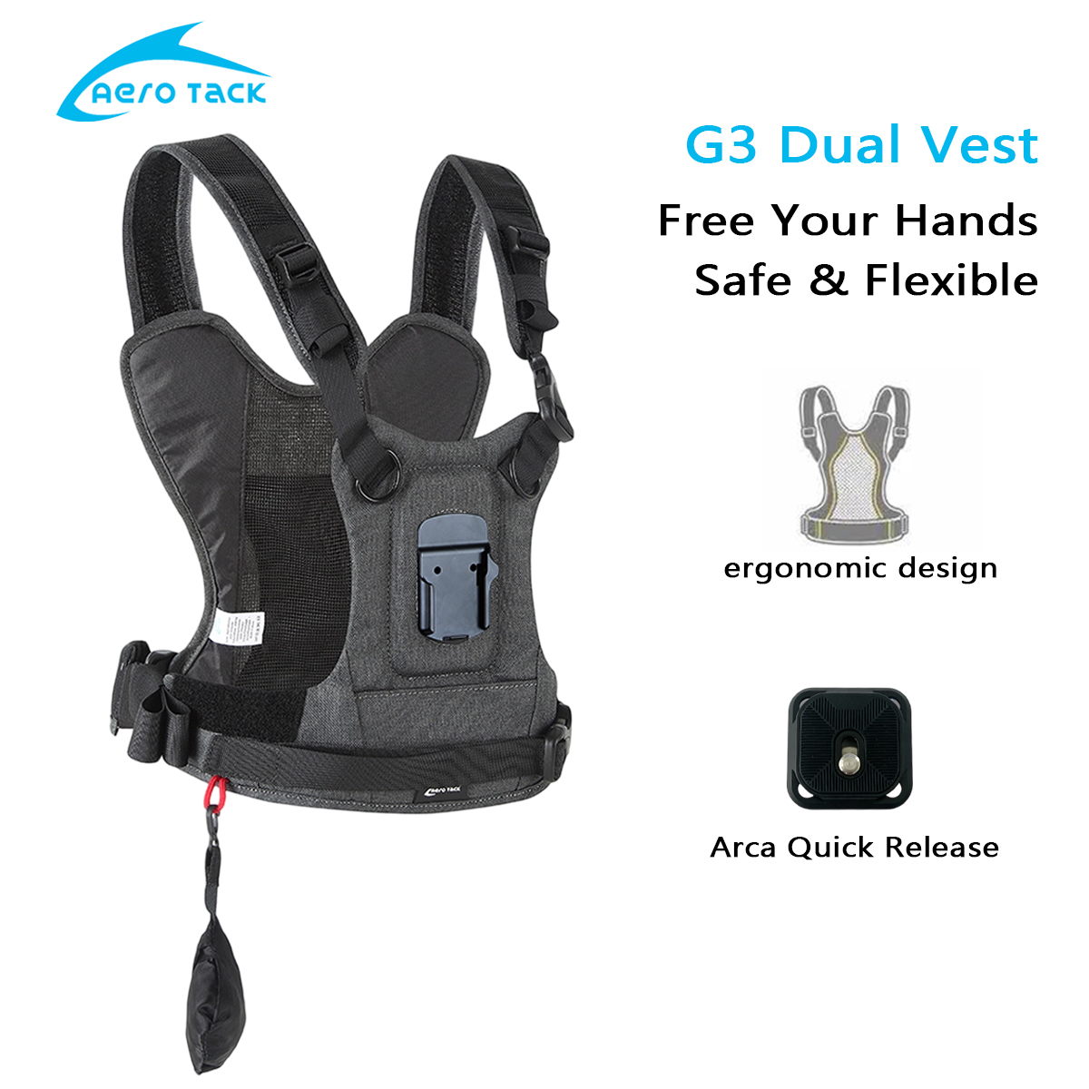 에어로 택 G3 카메라 스트랩, 더블 숄더 스트랩 체스 - Photography Vest 리뷰 및 가격