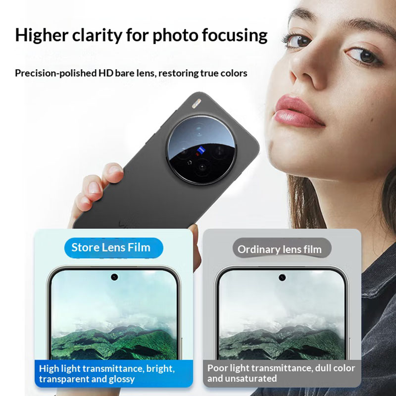비보 X300 프로용 3D 풀 글루 백 카메라 렌즈 강 - Photography Vivo X300 Pro 리뷰 및 가격