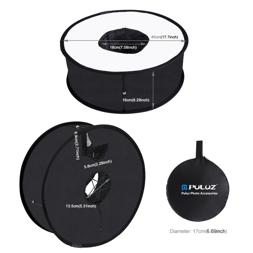 45cm 링 소프트 박스 스피드 라이트 라운드 스타일  - Pop Up Flash Diffuser 리뷰 및 가격