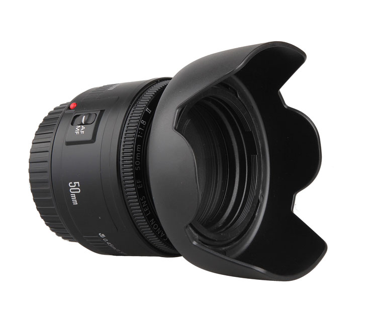 Canon EF 50mm f/1.8 II 52mm 필터 - Lens Hood Petal 리뷰 및 가격