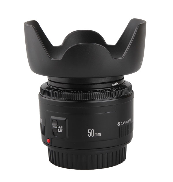 Canon EF 50mm f/1.8 II 52mm 필터 - Lens Hood Petal 리뷰 및 가격