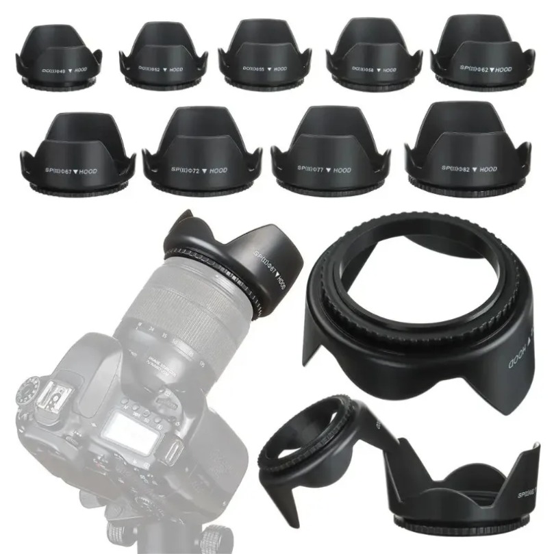 49mm 52mm 55mm 58mm 62mm 67mm  - Lens Hood Petal 리뷰 및 가격