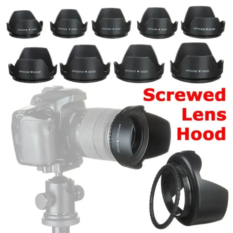 49mm 52mm 55mm 58mm 62mm 67mm  - Lens Hood Petal 리뷰 및 가격