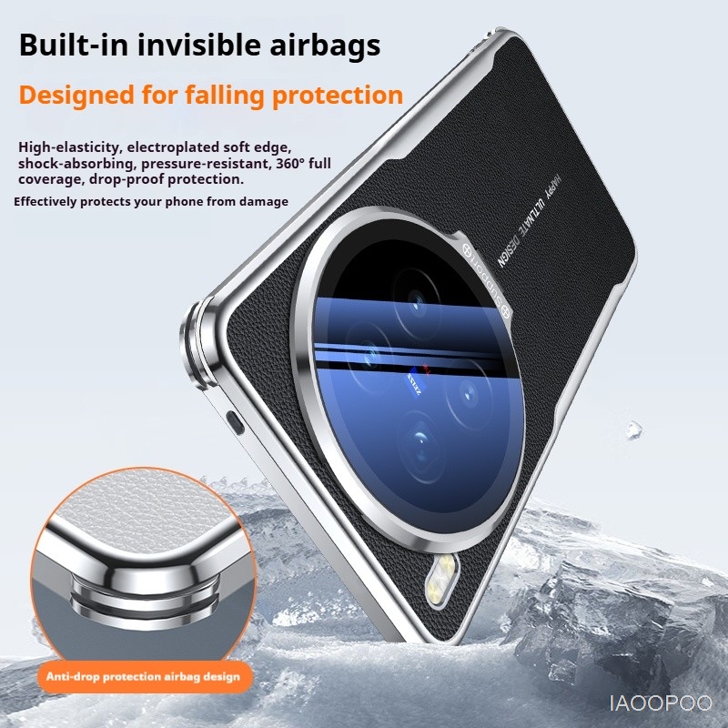 패션 PU 가죽 후면 전기 도금 소프트 TPU 커버 케 - Photography Vivo X300 Pro 리뷰 및 가격
