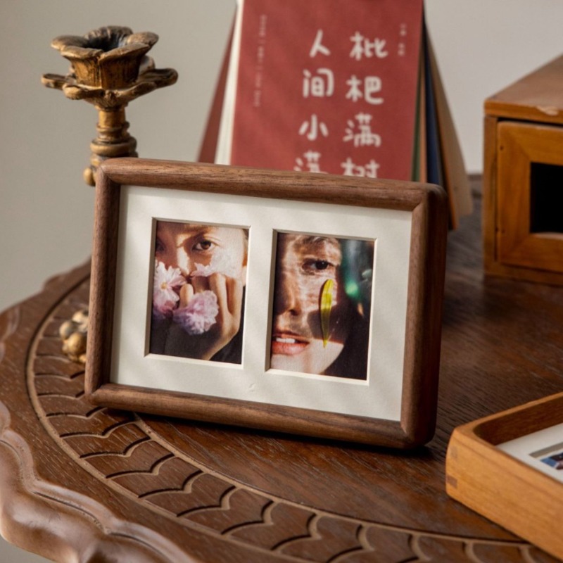 다중 격자형 원목 사진 프레임 쉽게 변형되지 않음 데스 - Photography Narrative 리뷰 및 가격