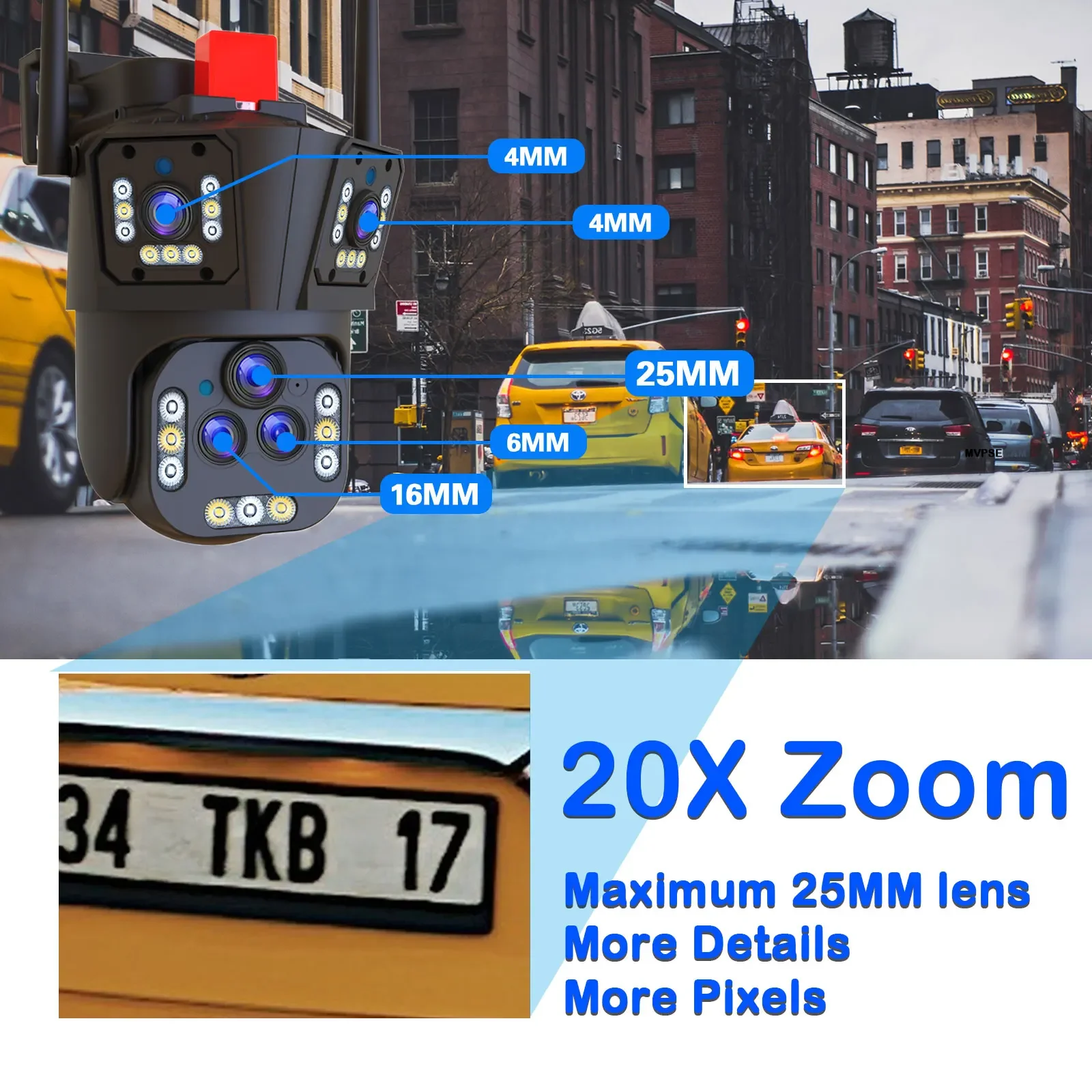 울트라 20MP 10K WIFI PTZ 제어 IP 카메 - Photography Term 리뷰 및 가격