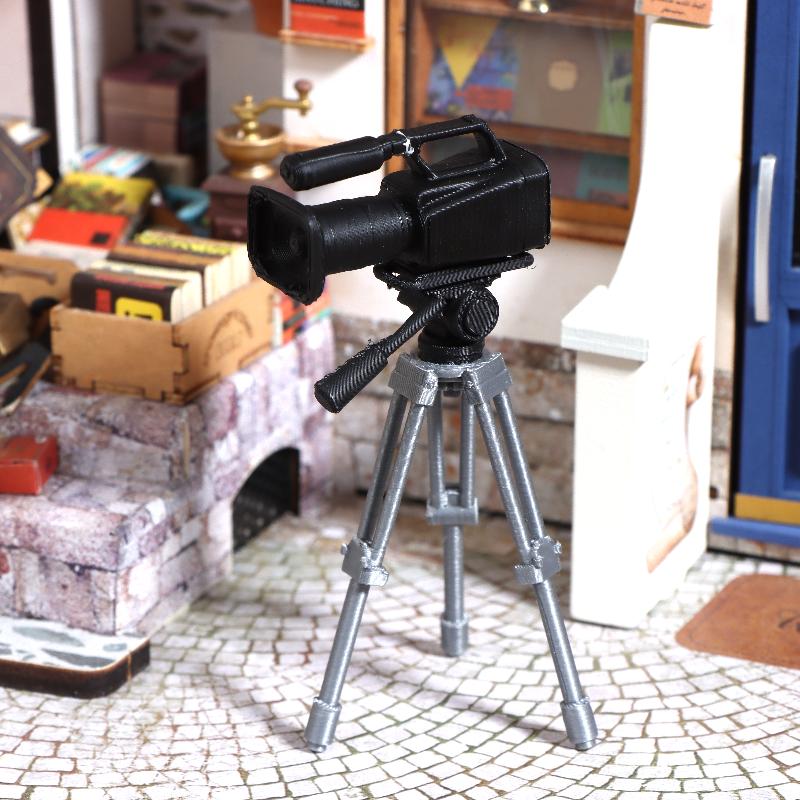 미니 비디오 카메라 삼각대 모델 1:12 스케일 인형  - Photography Model 리뷰 및 가격
