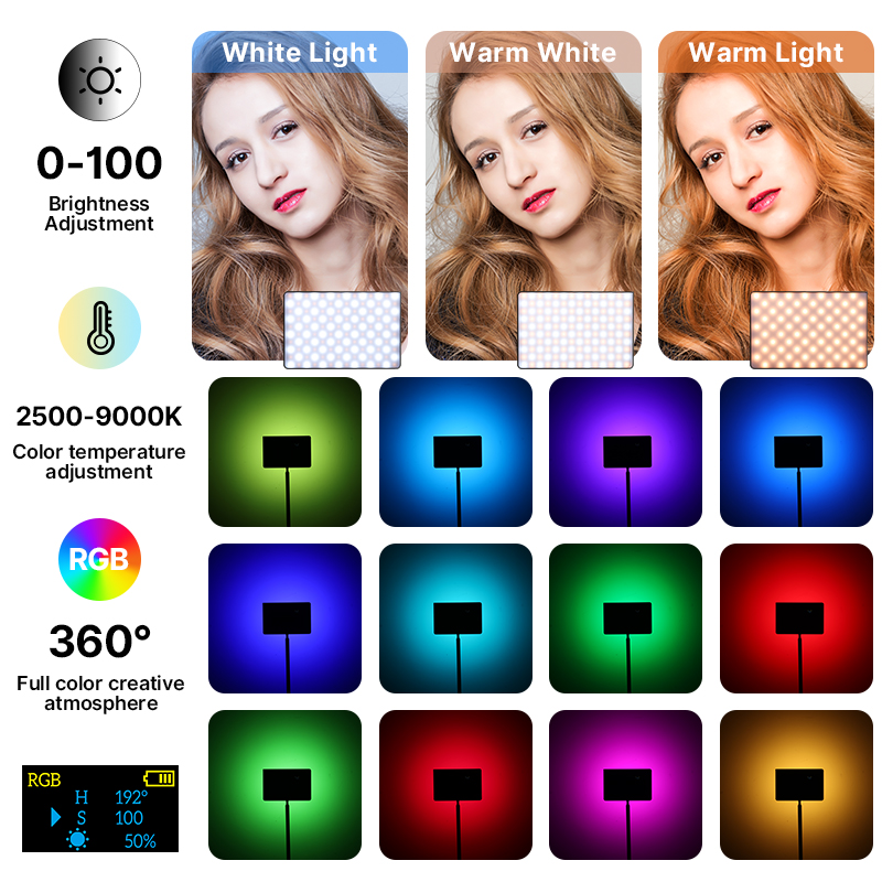 Ulanzi LT003 15W RGB 비디오 라이트 풀 - Video Led Light Panel 리뷰 및 가격