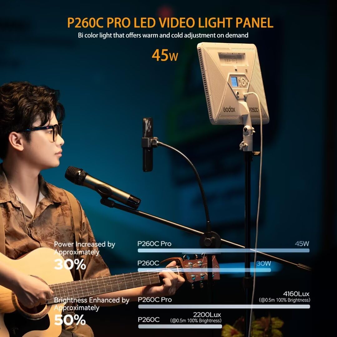 Godox P260C Pro LED 비디오 라이트 패널 - Video Led Light Panel 리뷰 및 가격