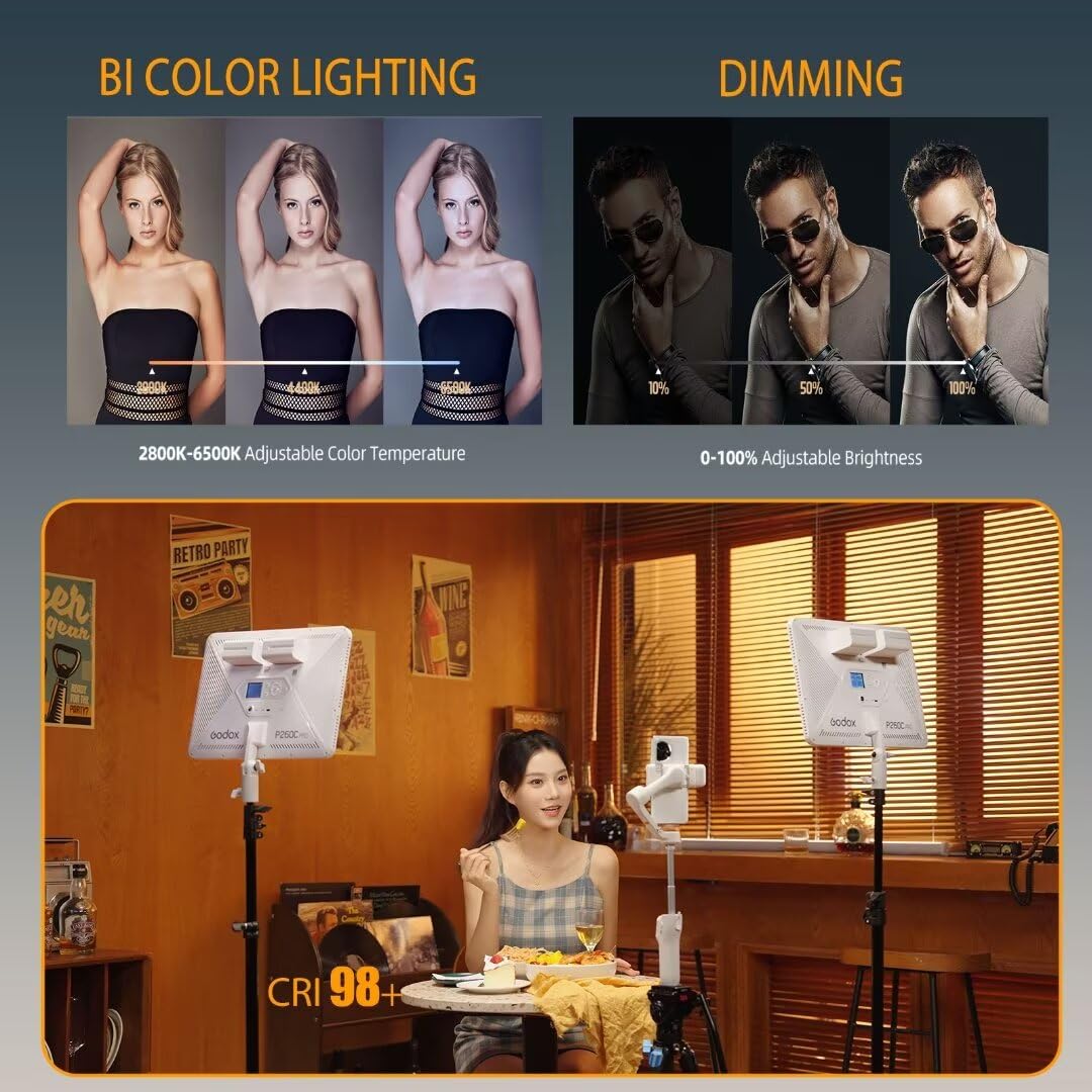 Godox P260C Pro LED 비디오 라이트 패널 - Video Led Light Panel 리뷰 및 가격