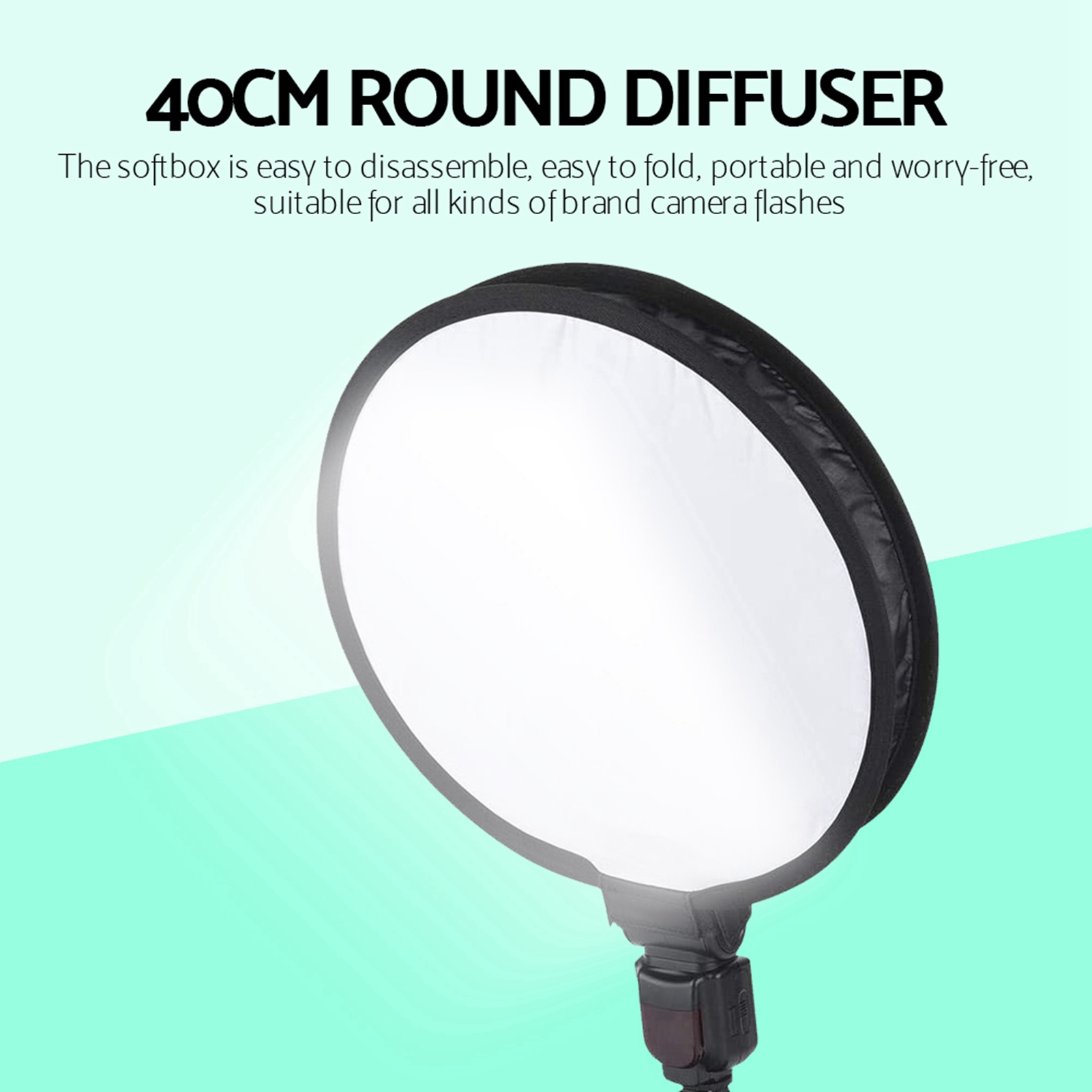 접이식 소프트박스 디퓨저 40CM 휴대용 접이식 원형  - Pop Up Flash Diffuser 리뷰 및 가격