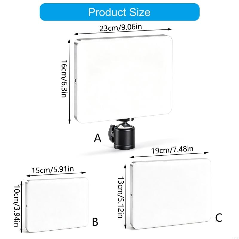 3가지 조명 톤의 USB LED 휴대폰 채우기 조명,  - Video Led Light Panel 리뷰 및 가격