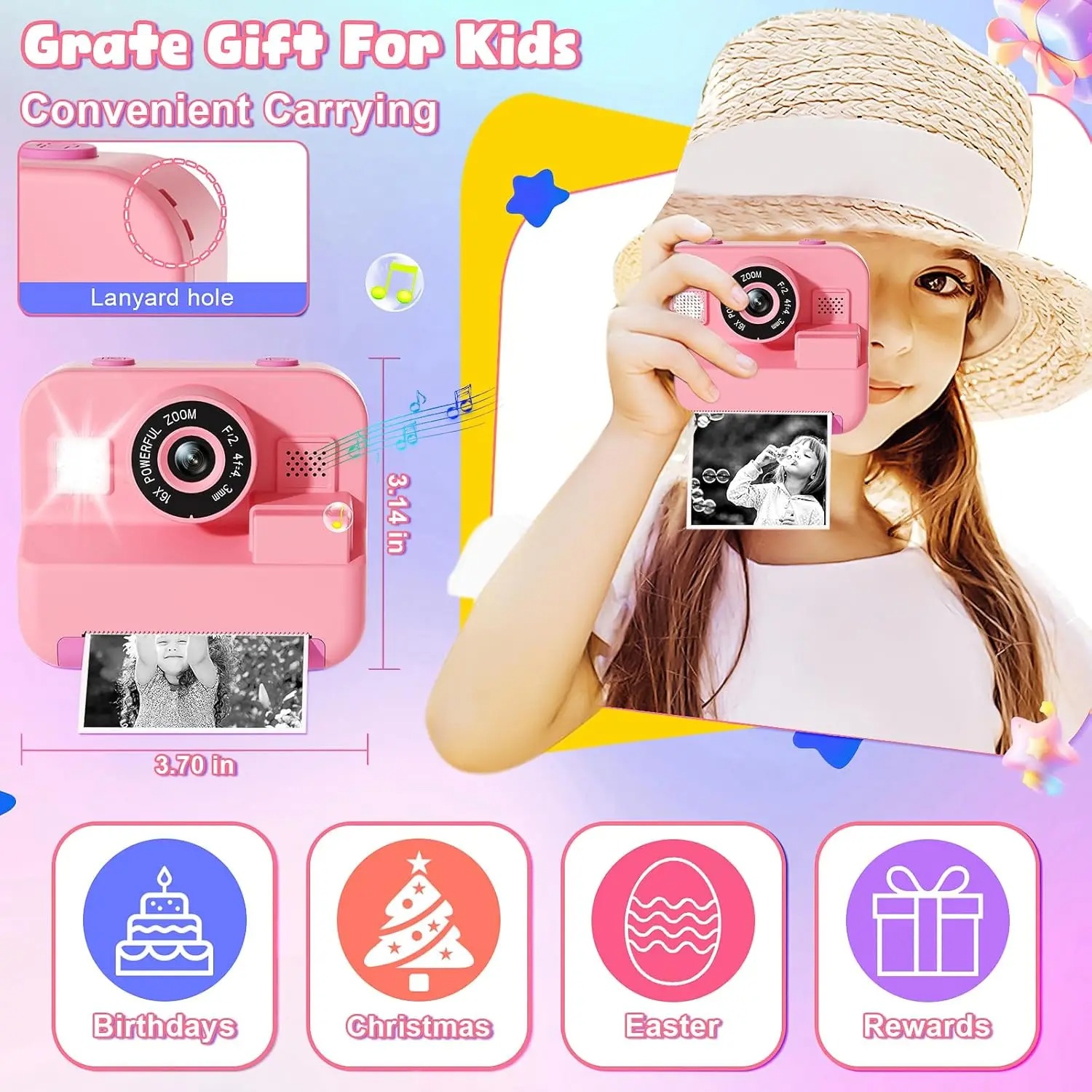 NewInstant 인쇄 카메라 32G 카드 열 사진  - Photography Pro 리뷰 및 가격