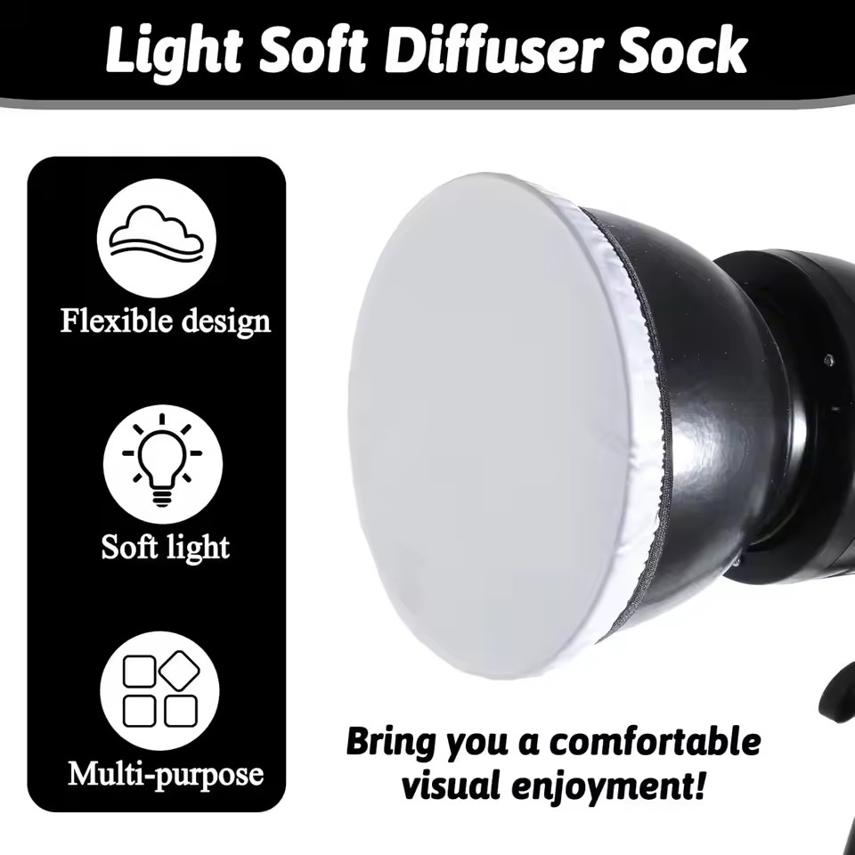 1/3/5/10Pcs 7인치 사진 조명 소프트 디퓨저  - Pop Up Flash Diffuser 리뷰 및 가격