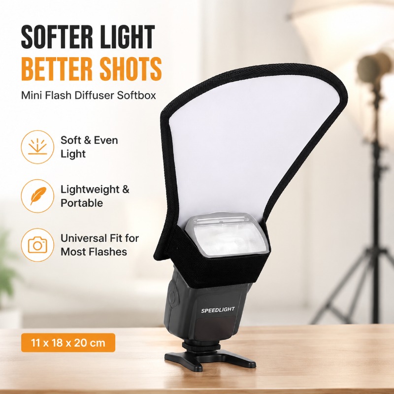DSLR 카메라용 반사 플래시 보드 휴대용 라이트 반사 - Pop Up Flash Diffuser 리뷰 및 가격